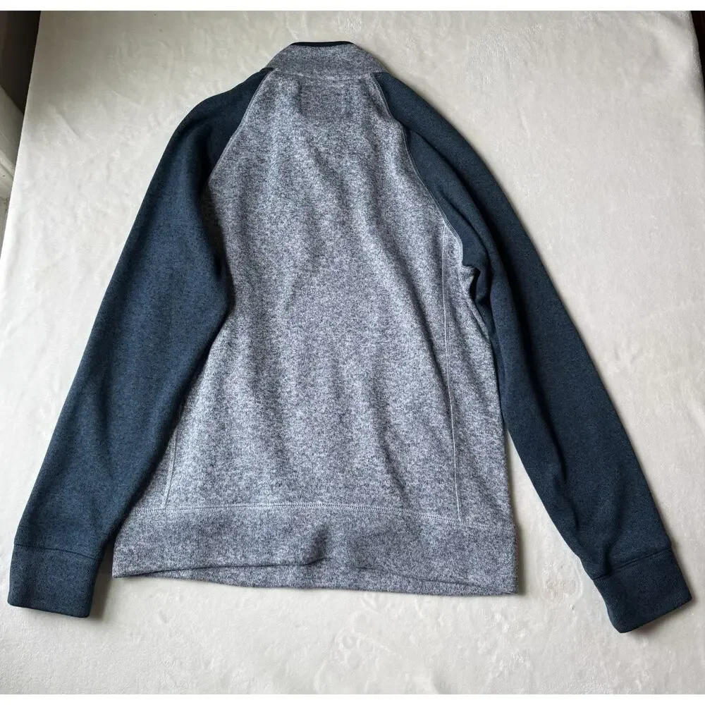Sonoma Quarter Snap Goods For Life Men's Medium Blue Pullover‎ Front Pockets